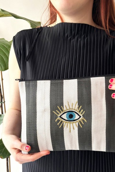 Glimmer Eye Recycled Pouch