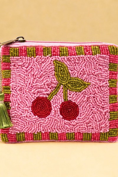 Cherry Make up Bag-Purse