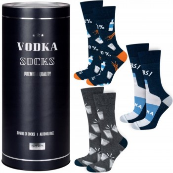 Ανδρικές Kάλτσες σε Mπουκάλι Vodka