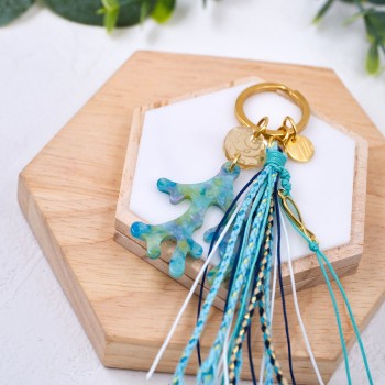 Seabed Coral Plexi Keychain 