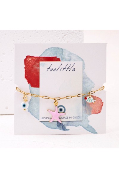 Kid's Starfish Inox Chain Bracelet