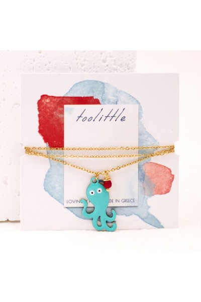 Octopus Inox Kids Necklace