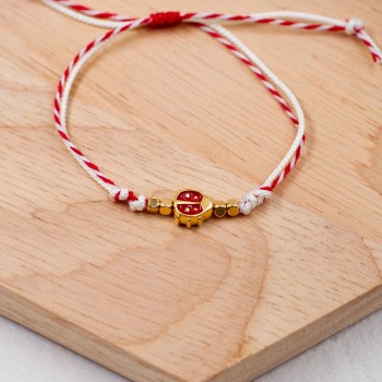 March Bracelet with Ladybug