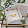 Gold-plated ring in a deluxe gift box 