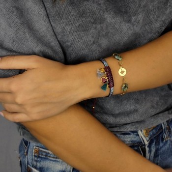 Esme Heart Leather bracelet